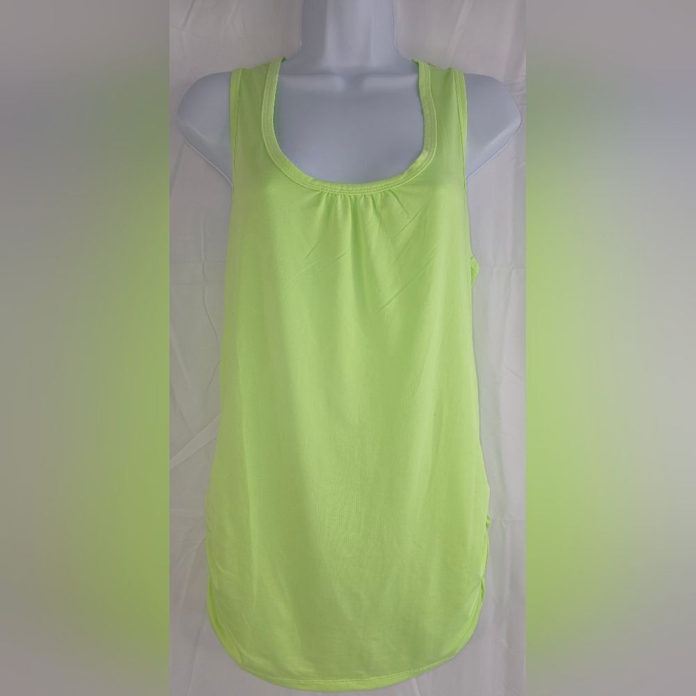 RBX Active Women's Neon Green Sleeveless Racerback Tank Top Size Medium C-2665
